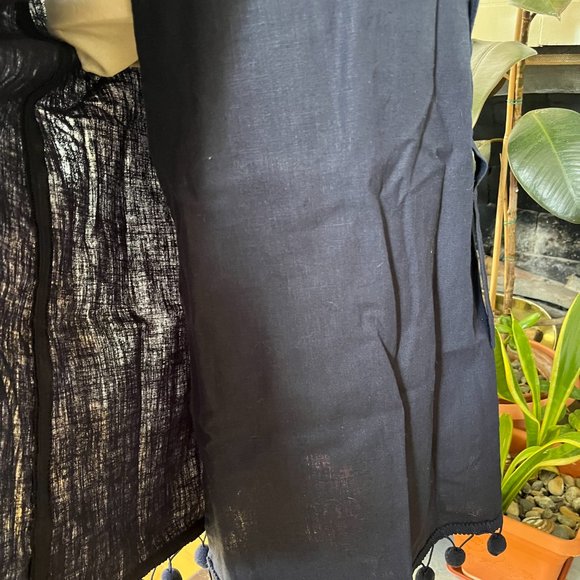 Zara Midi Skirt with Pom Poms - Picture 6 of 9